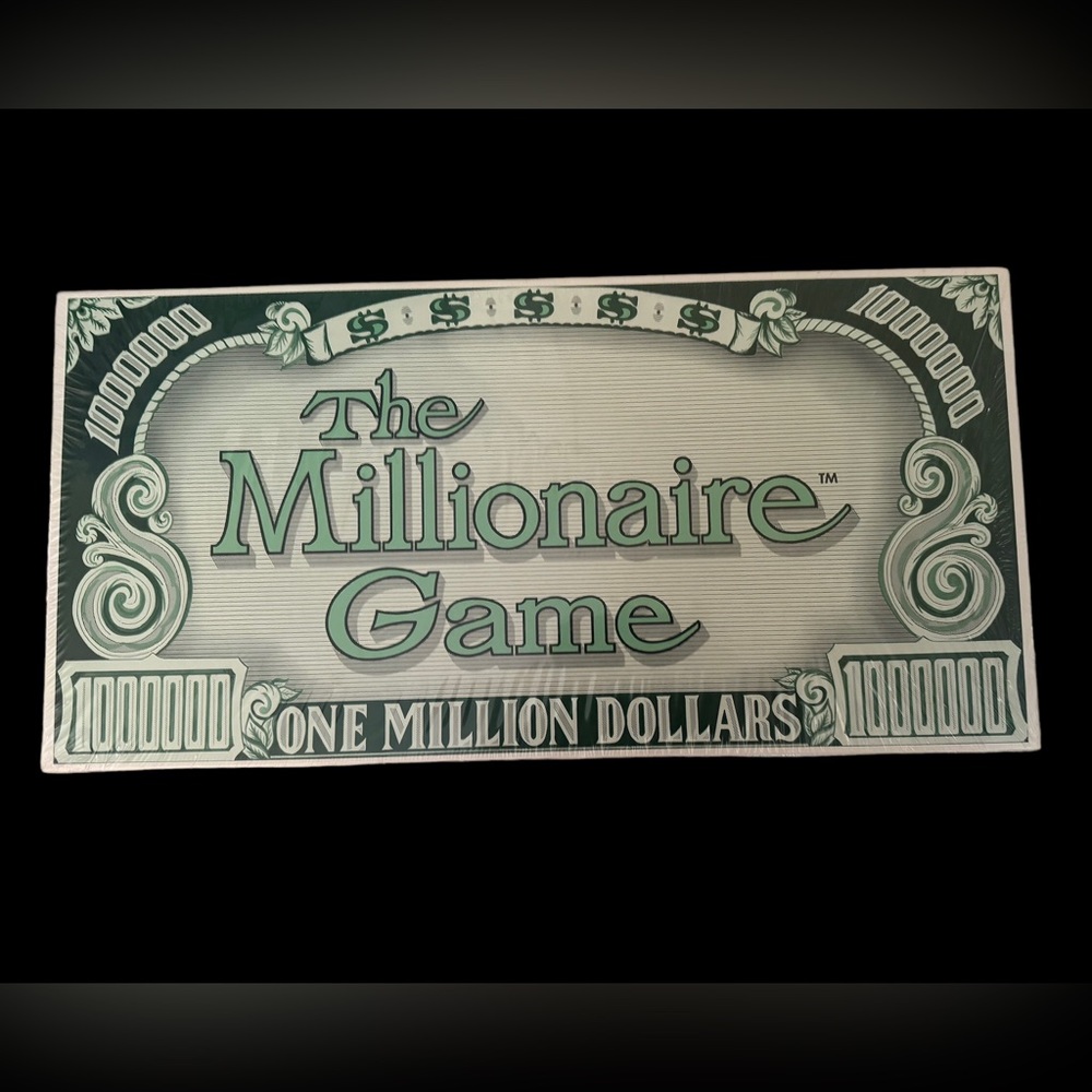 The Millionaire Game Vintage Board Game 1984 New Sealed